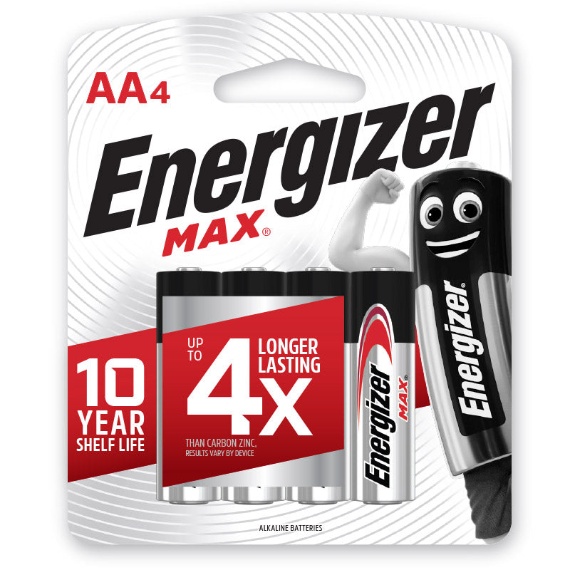 Energizer Max Battery Aa 4PK