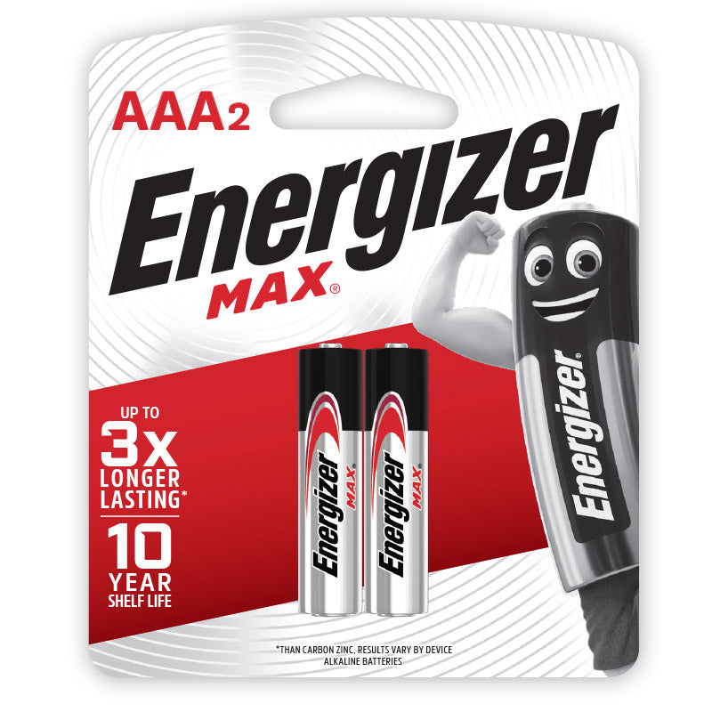 Energizer Max Battery Aaa 2PK