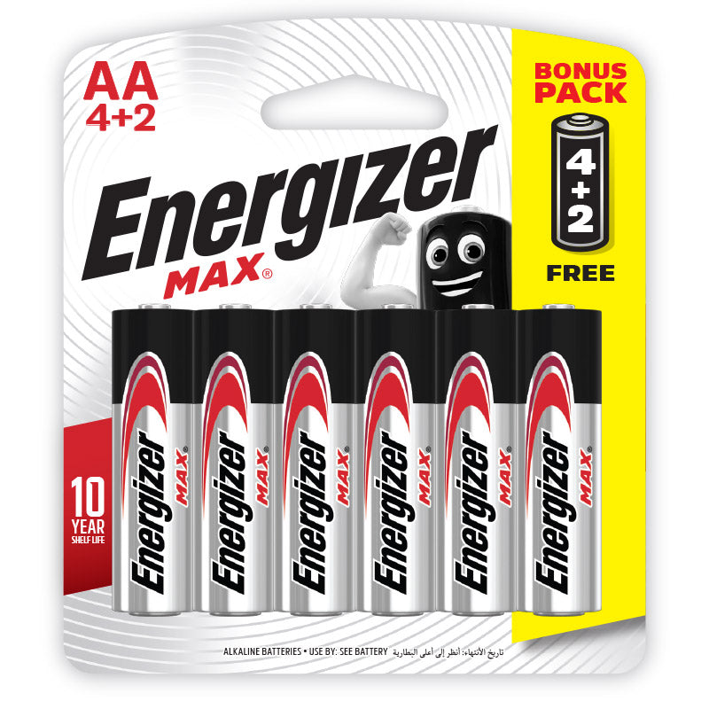 Energizer Max Battery Aa 6PK