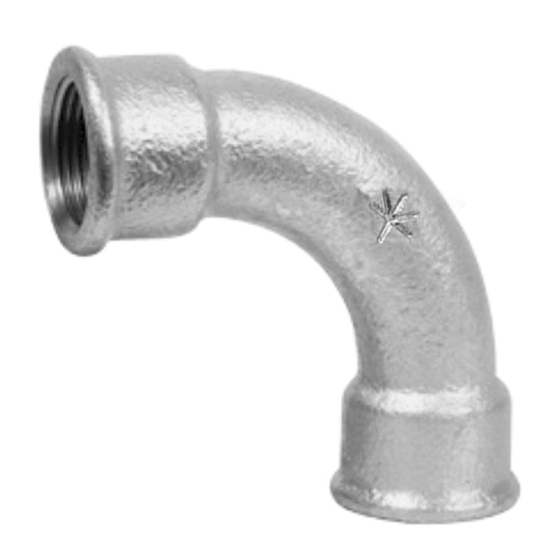 Irrigation Universe Galv Bend 90DEG FEM 40mm