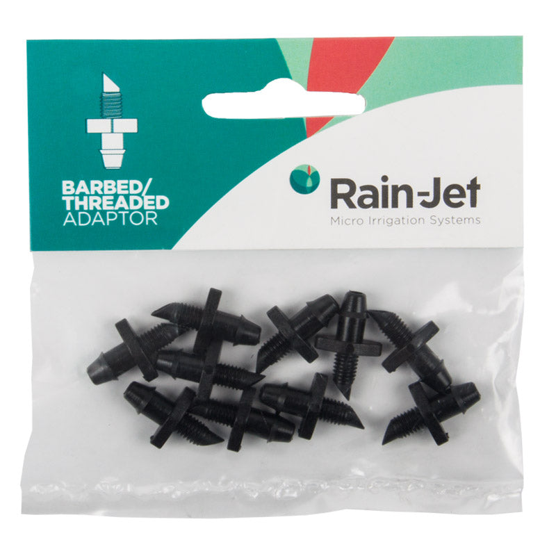 Rain-jet Micro Connection Screw Barb 10PK