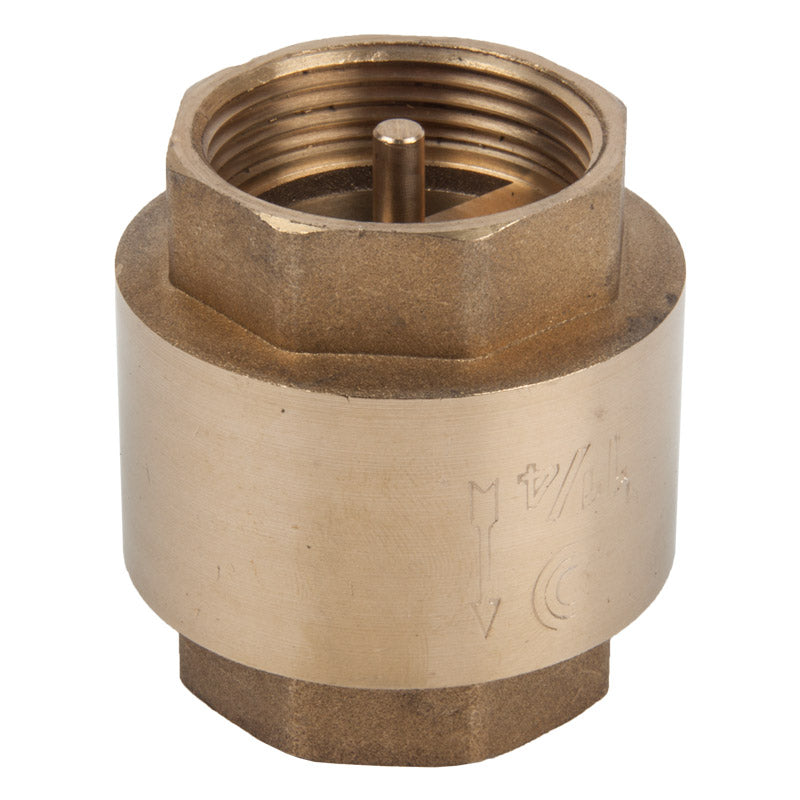 VALVE CHECK SPRG LOAD 32MM BRASS