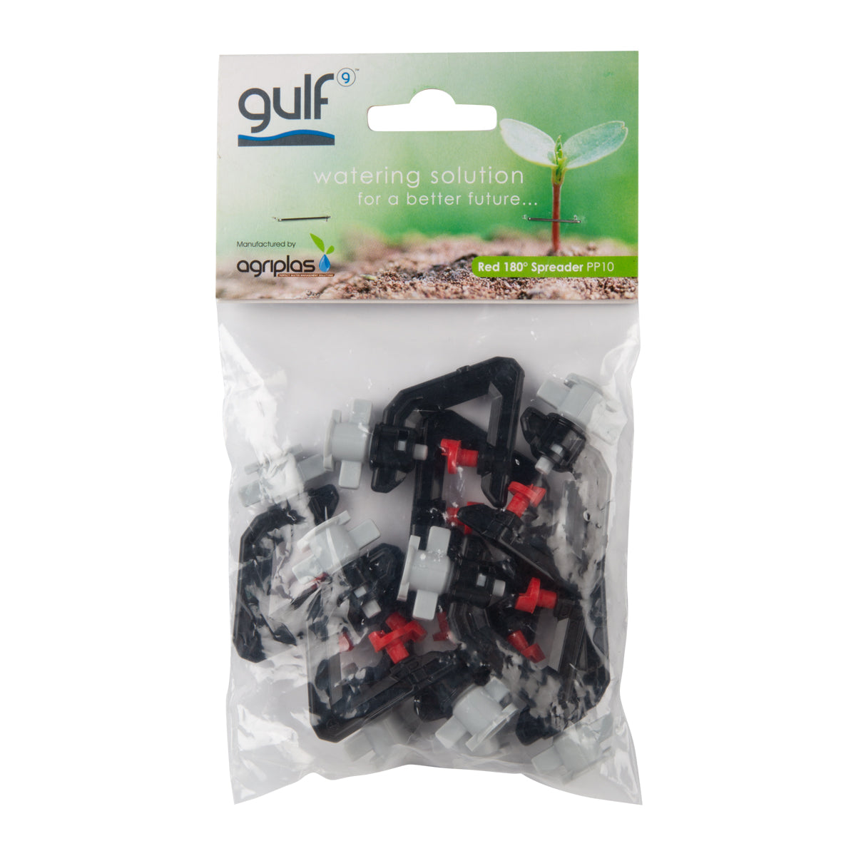 Gulf Micro Head Mist 180D Red 10PK