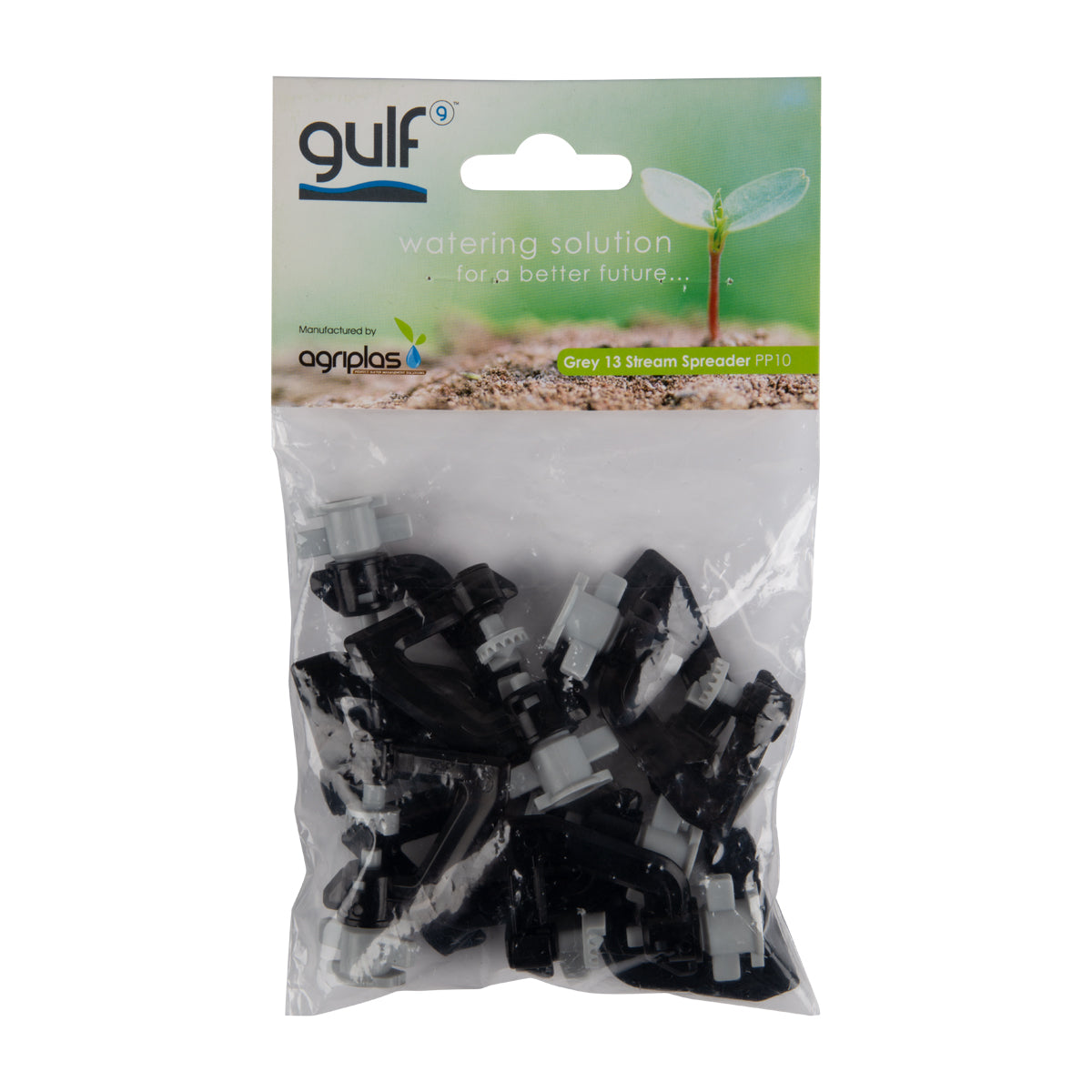 Gulf Micro Head Stream 270D Grey 10PK
