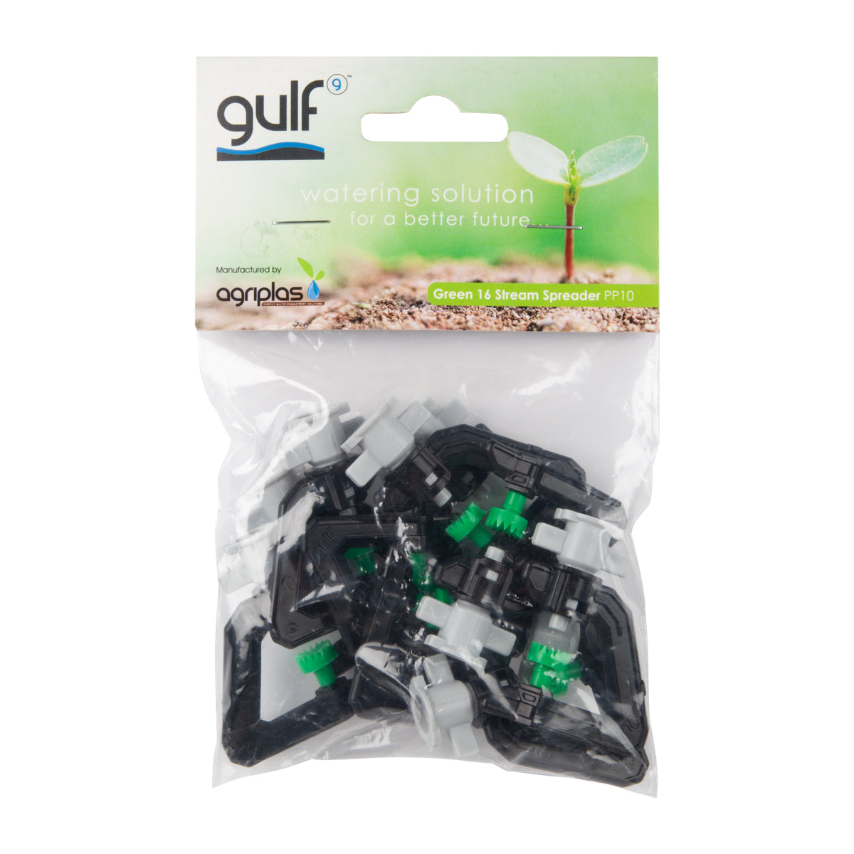 Gulf Micro Head Stream 360D Grn 10PK