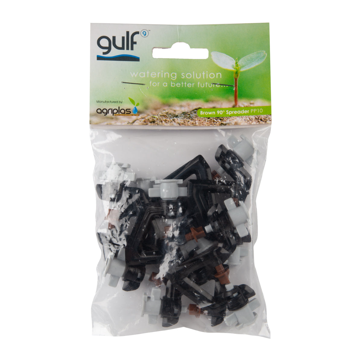 Gulf Micro Head Spreader 90D Brwn 10PK
