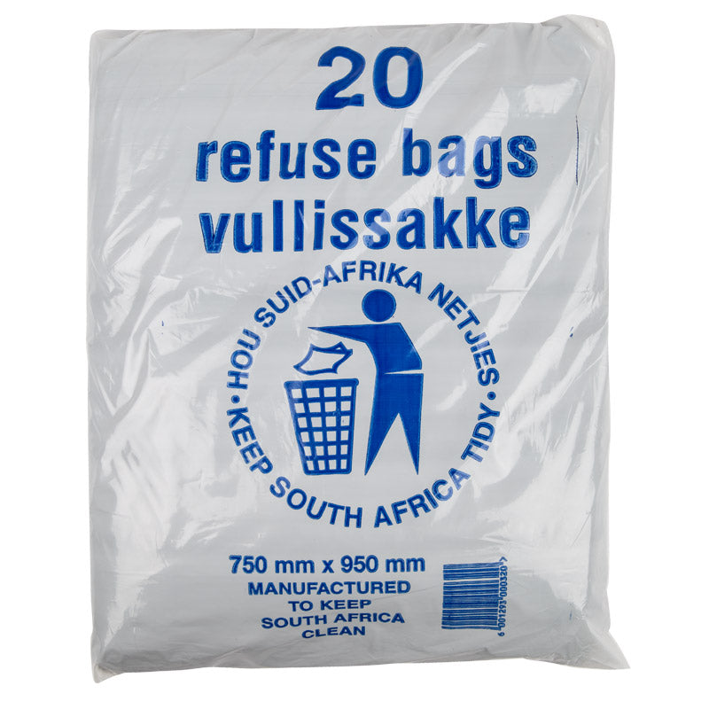 Refuse Bag Black 20 Pack 28MIC