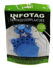Antrovet Ear Tag Blue Info F3/m1 10's