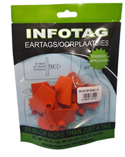 Antrovet Ear Tag Orange Info F2/m1 10's
