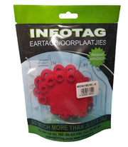 Antrovet Ear Tag Red Info F3/m3 10's