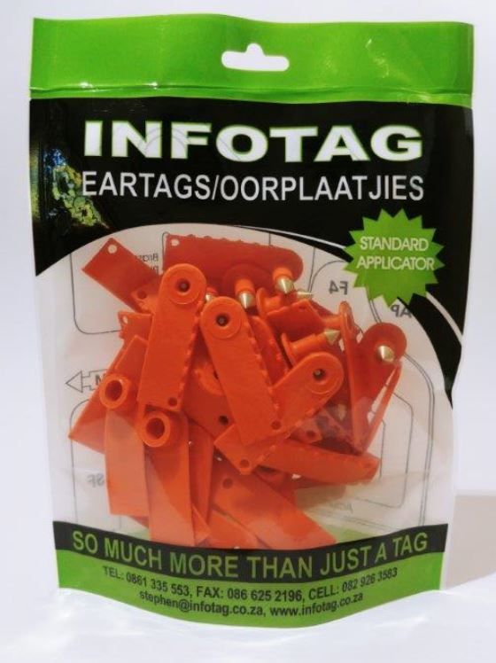 Antrovet Ear Tag Orange Sheep 20's