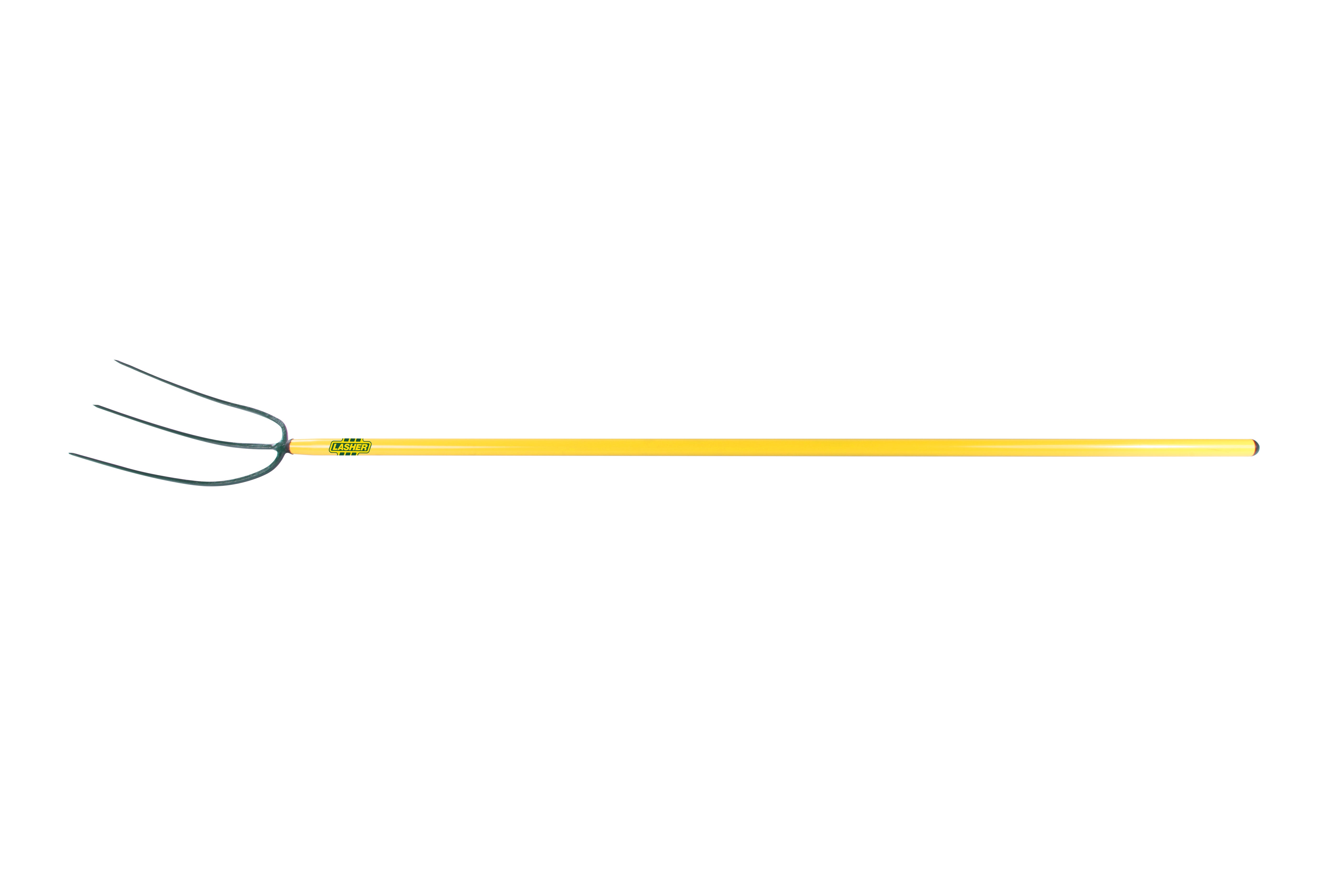 Lasher Fork 3 Prong Hay Steel Shaft
