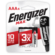 Energizer Max Battery Aaa 4PK