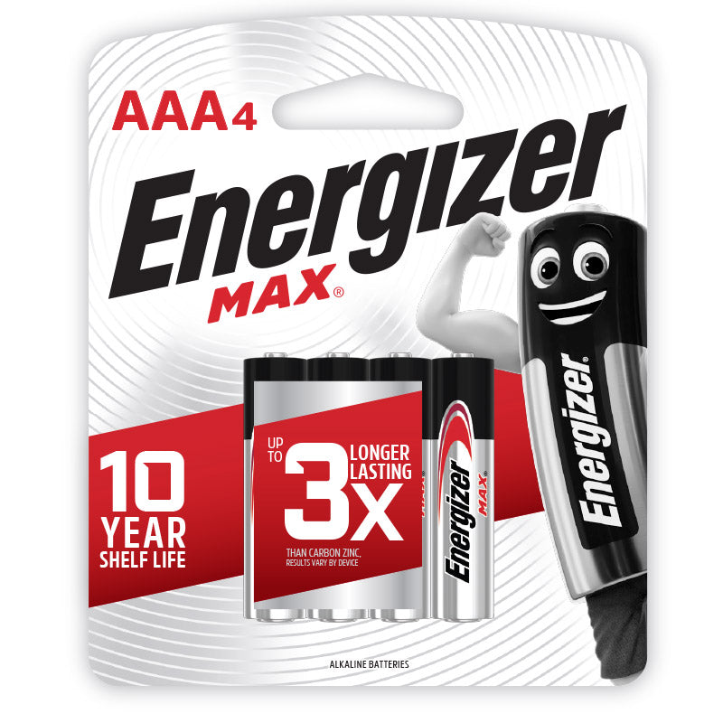 Energizer Max Battery Aaa 4PK
