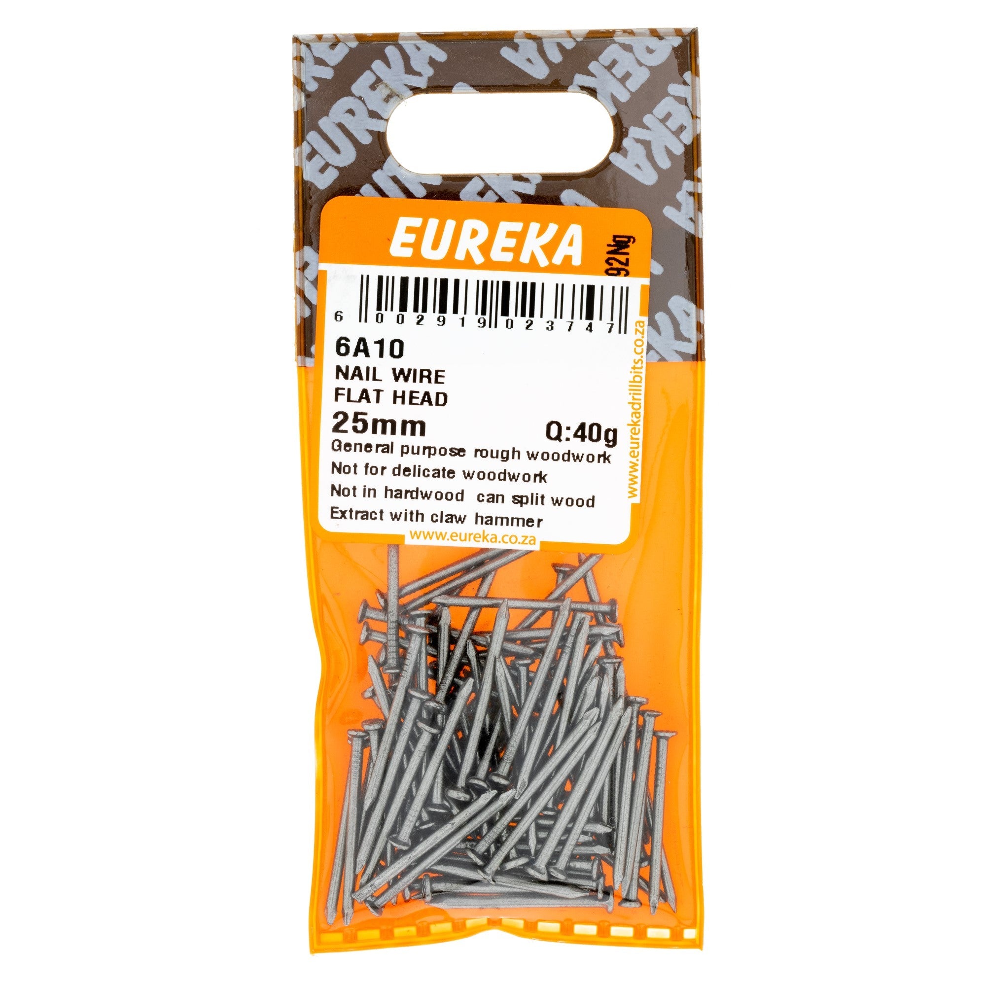 Eureka Nail Wire Flat Head 25mm Q:40g