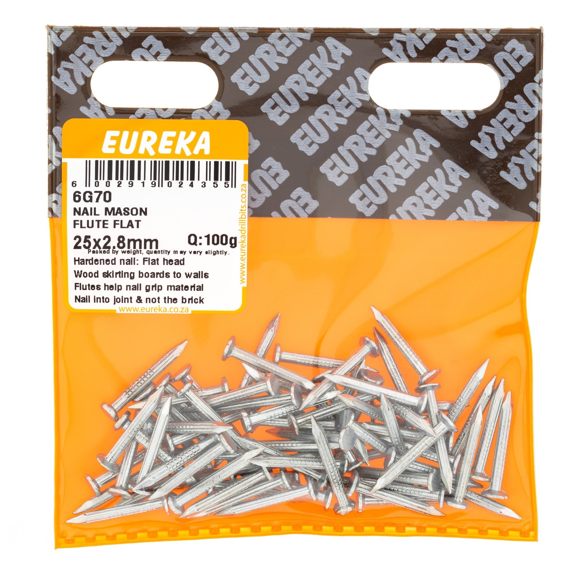 Eureka Nail MAS Fluted Flat 25mm Q:1000g