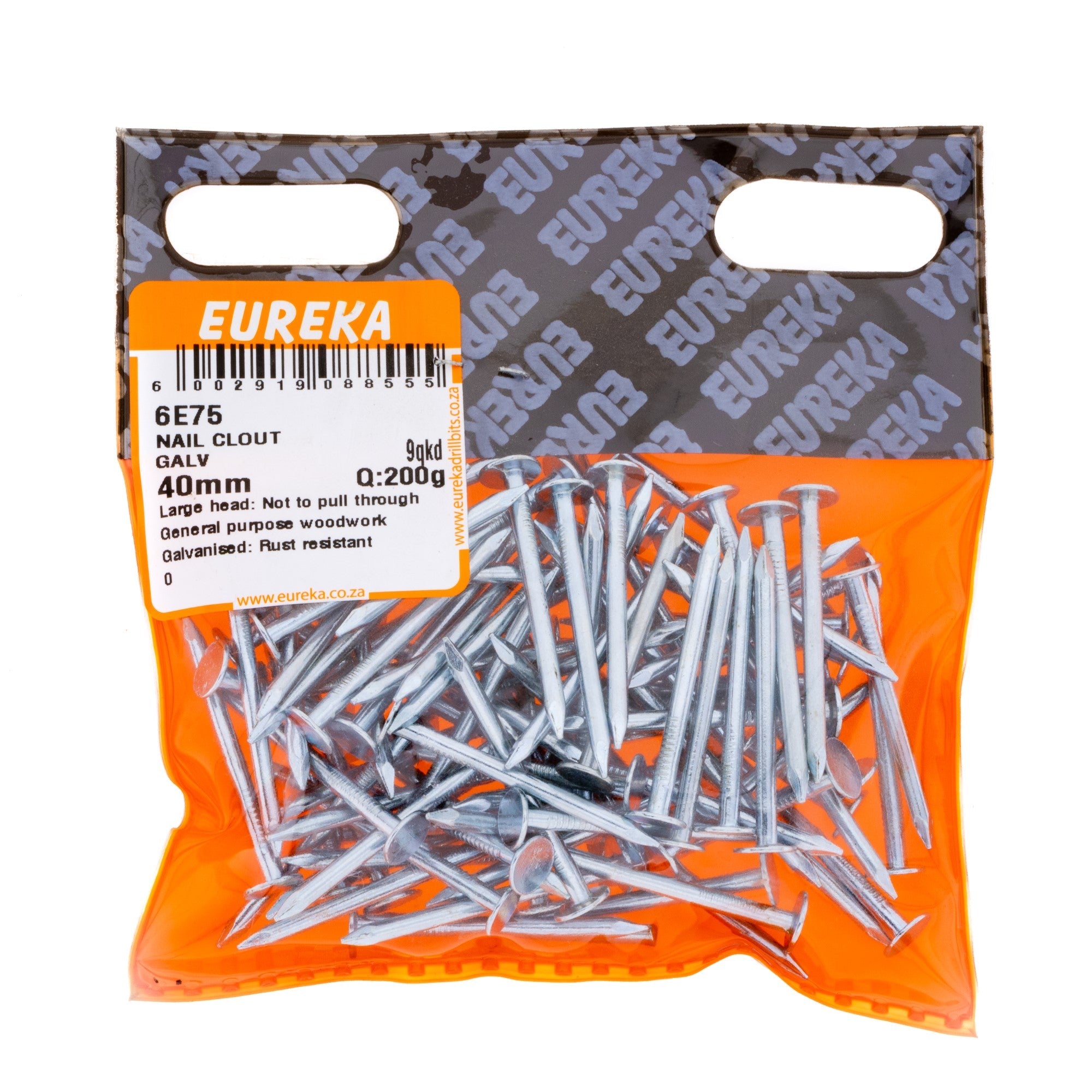 Eureka Nail Clout Galv 40mm Q:200g