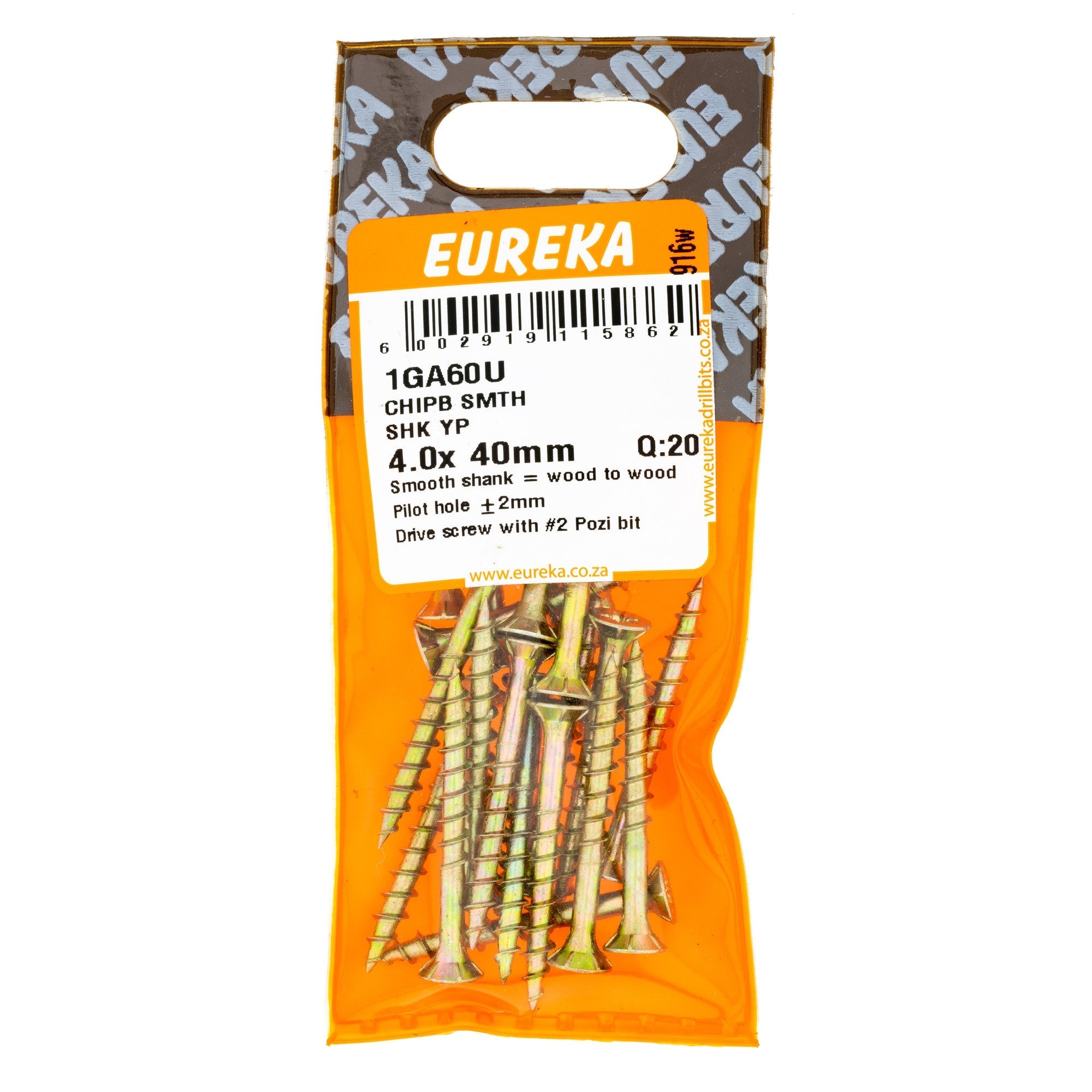 Eureka Chipbsmth Shank YP 4 x 40mm Q:20
