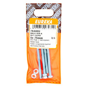 Eureka Screw & Nut MACH Ch/hd 5 x 75mm Q:5