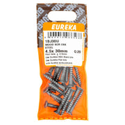 Eureka Wood Screw CSK Steel 4.5 x 20mm Q:20 Eurek