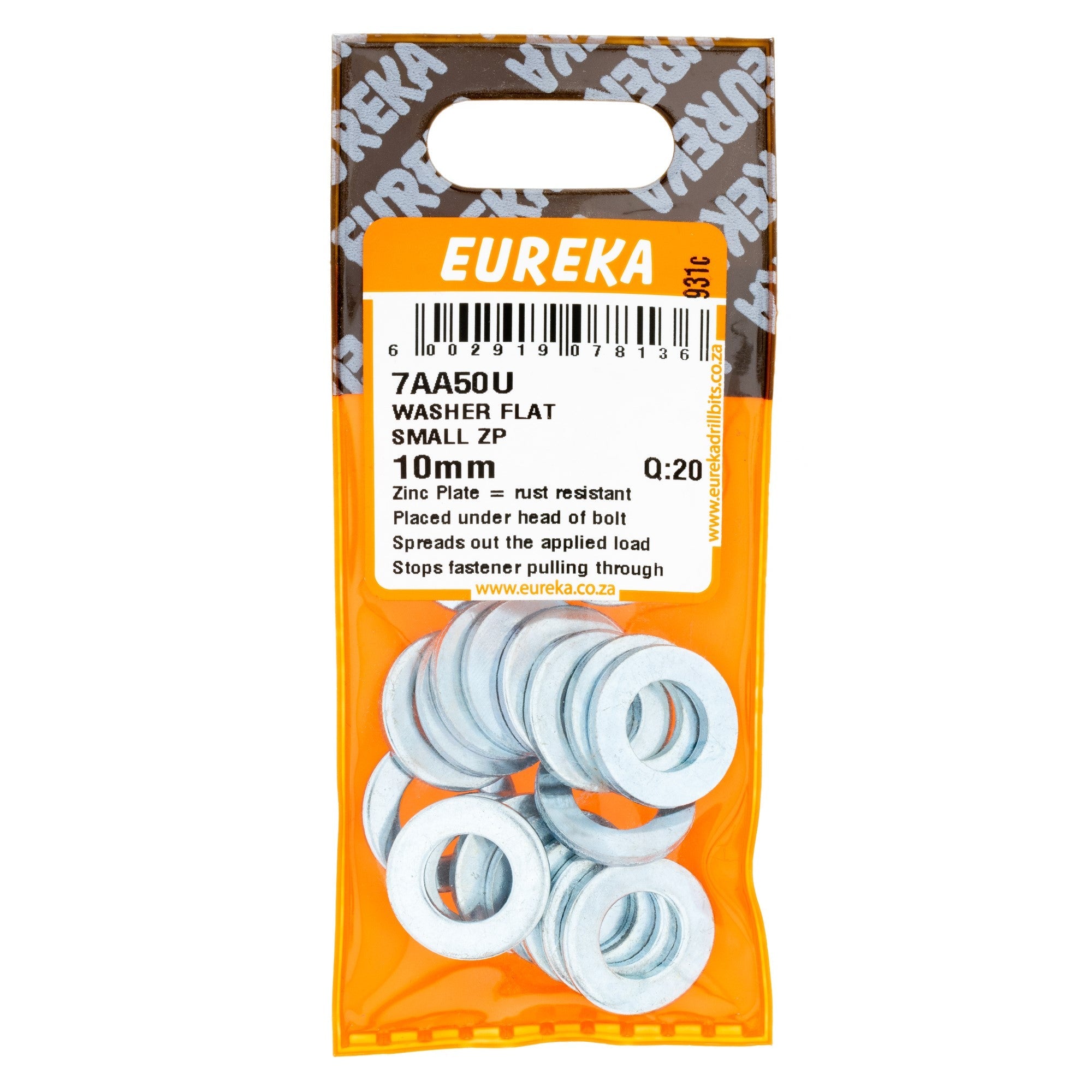 Eureka Washer Flat Small 10mm Q:20