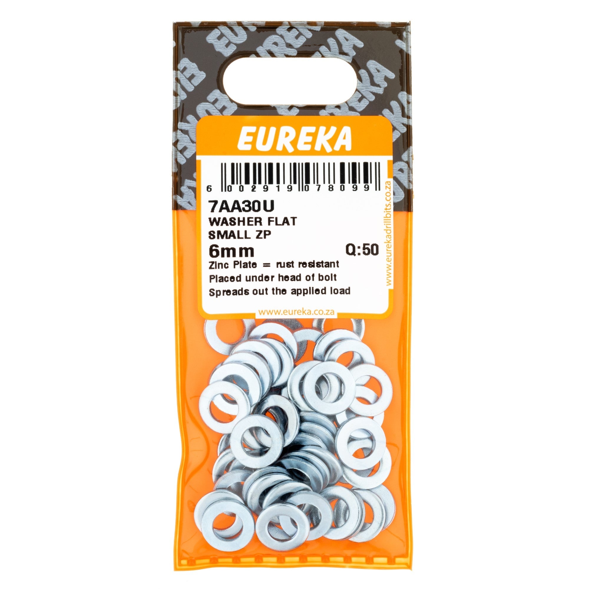 Eureka Washer Flat Small 6mm Q:50