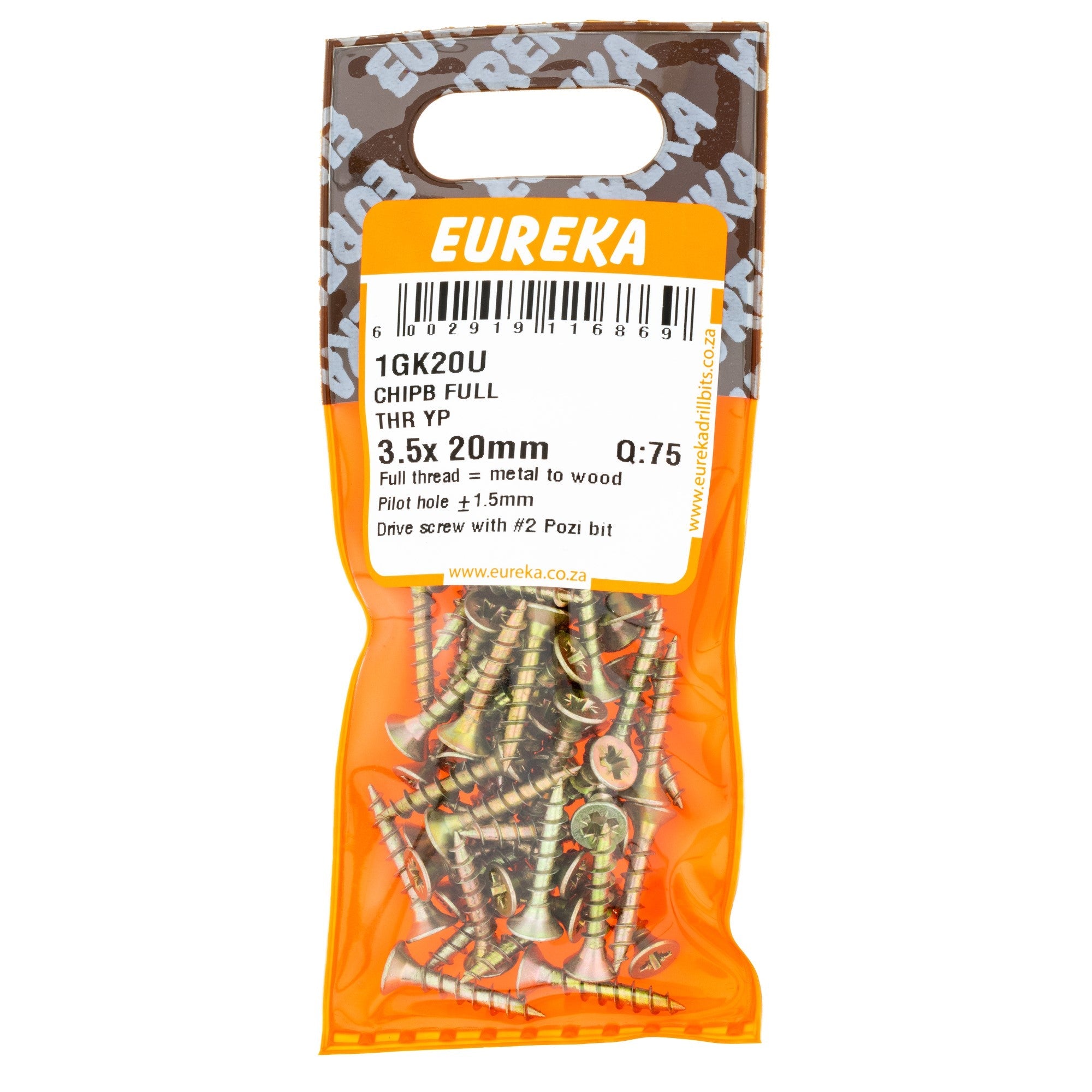 Eureka Chipbfull THD YP 3.5 x 20mm Q:75