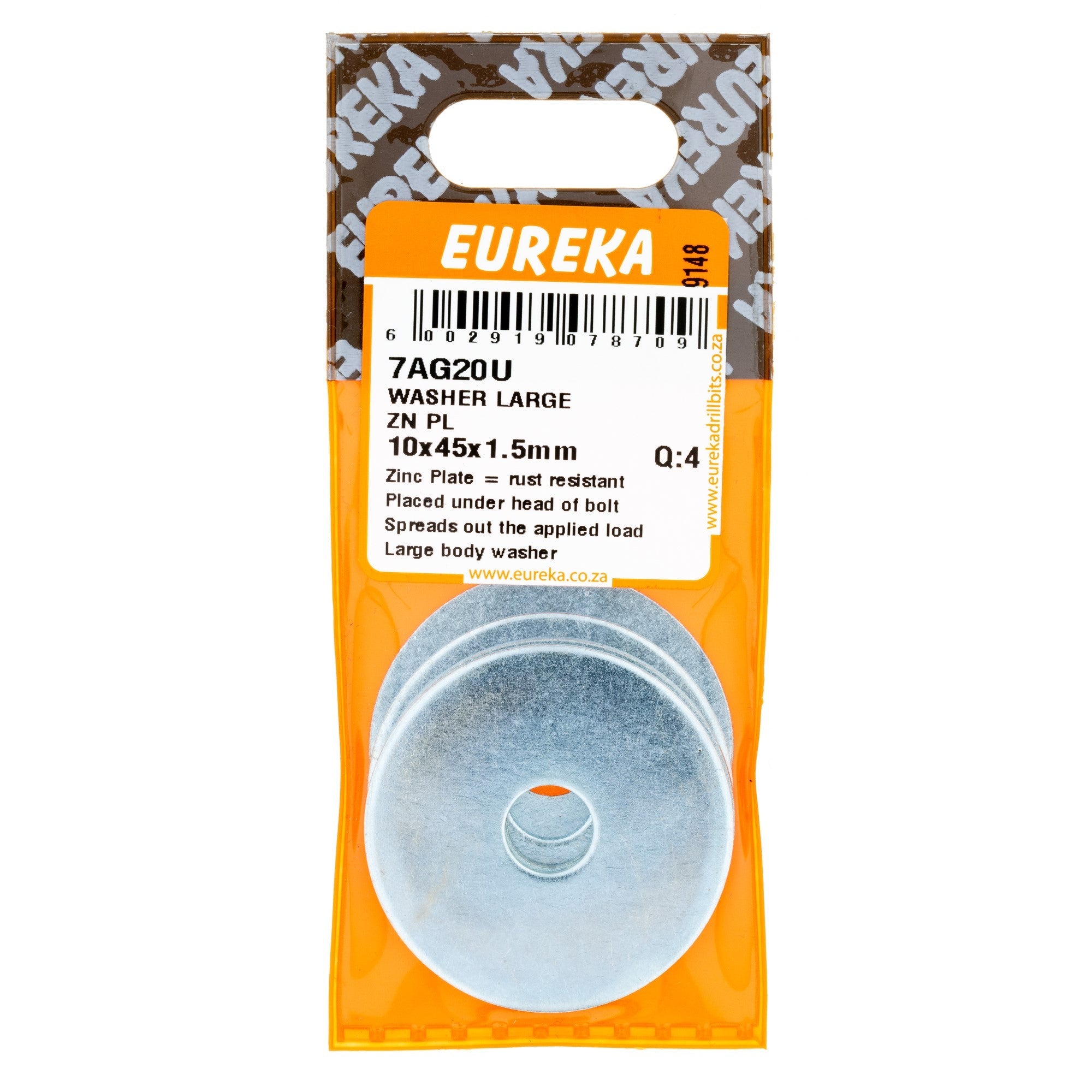 Eureka Washer Flat Body 10 x 45x1.5mm Q:4