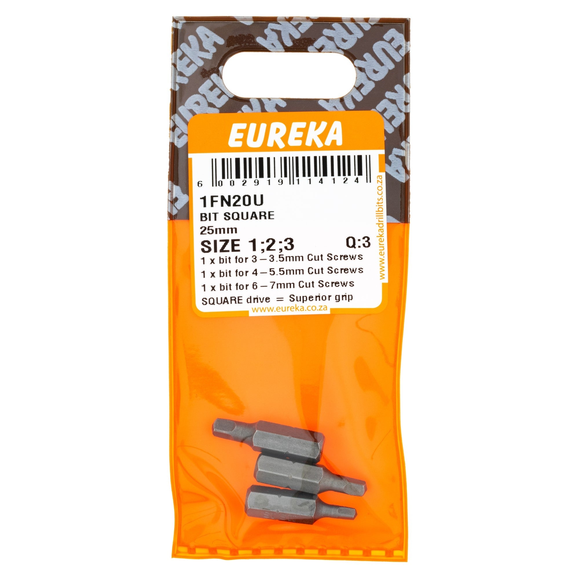 Eureka Bit Square 25mm Size 2 2 2 3