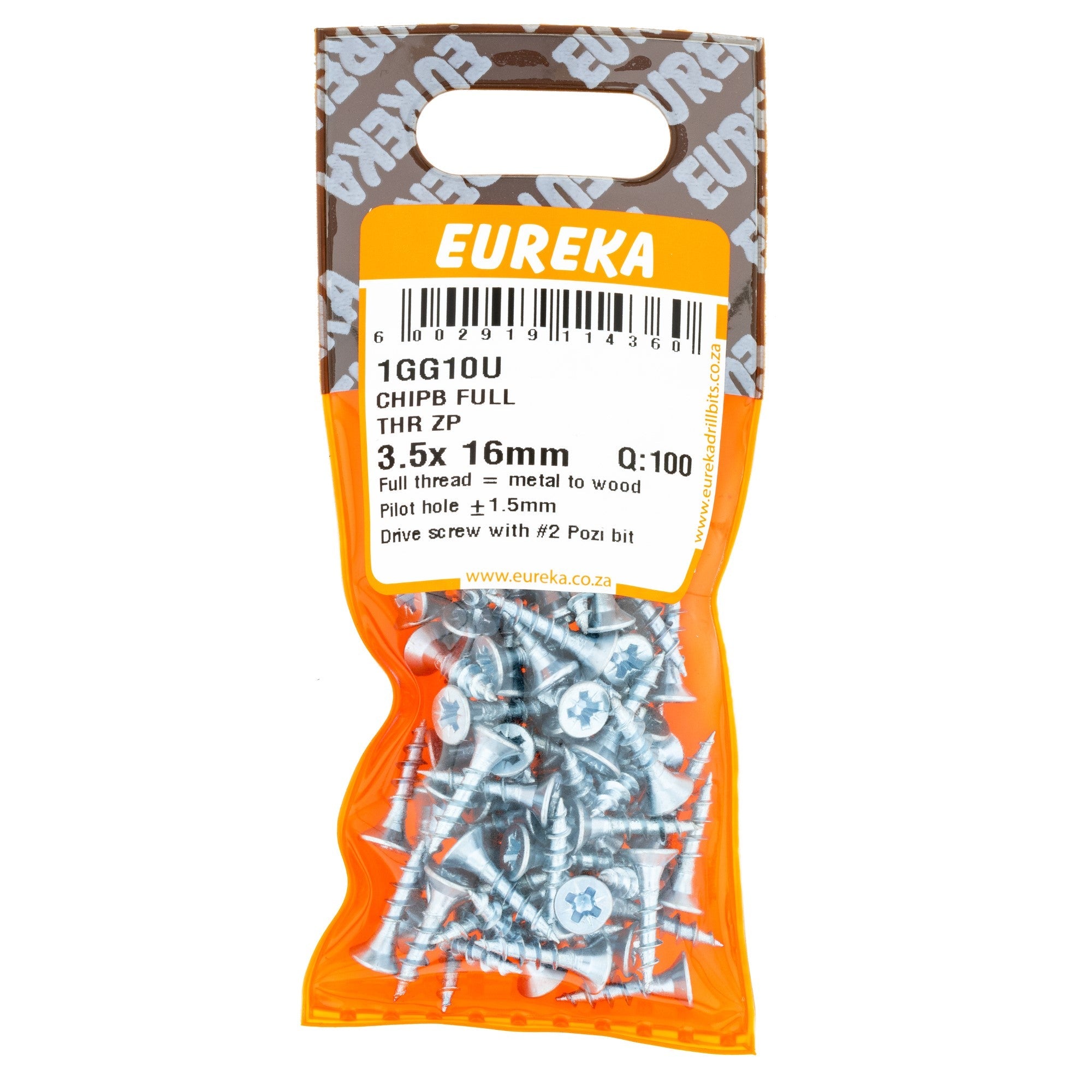 Eureka Chipbfull THD ZP 3.5 x 16mm Q:100