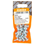 Eureka Screw S/tapper Pan/com 5.5 x 13mm Q:25 EUR