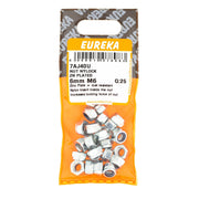 Eureka Nut Nylock ZN Plated 6mm M6 Q:25