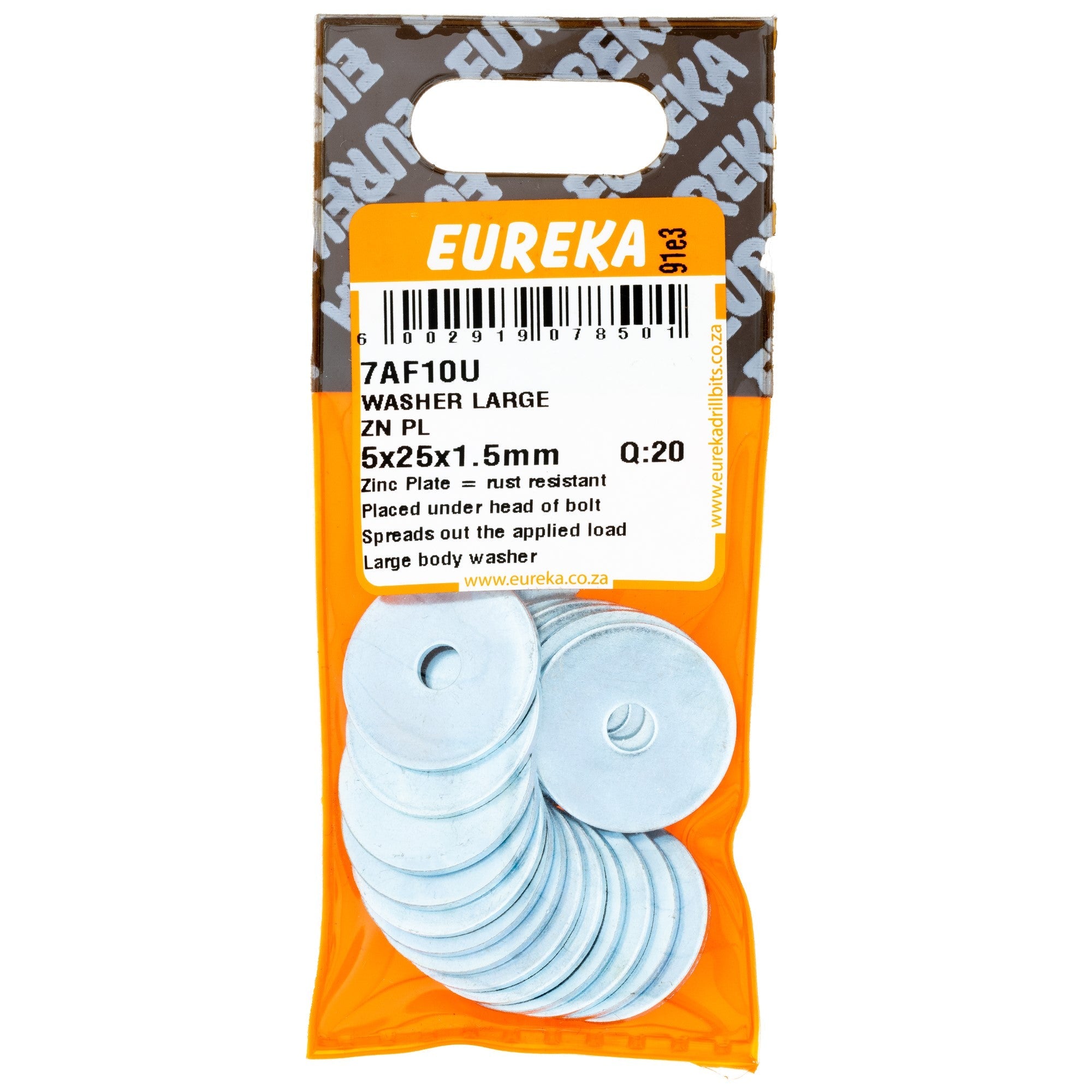 Eureka Washer Flat Body 5 x 25x1.5mm Q:20