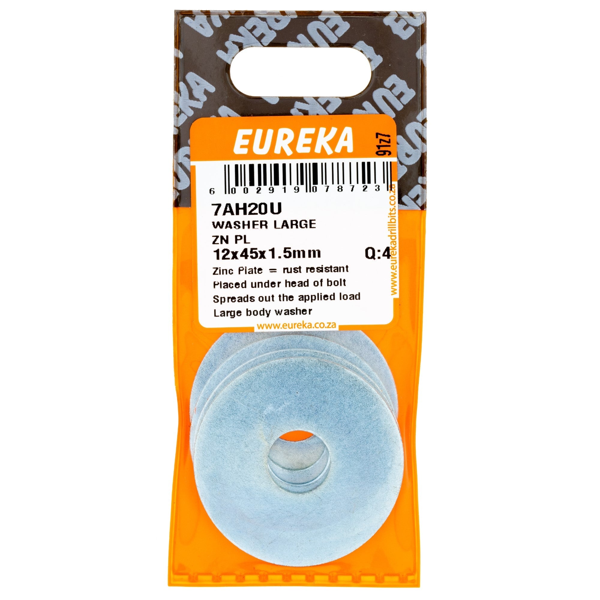 Eureka Washer Flat Body 12 x 45x1.5mm Q:4