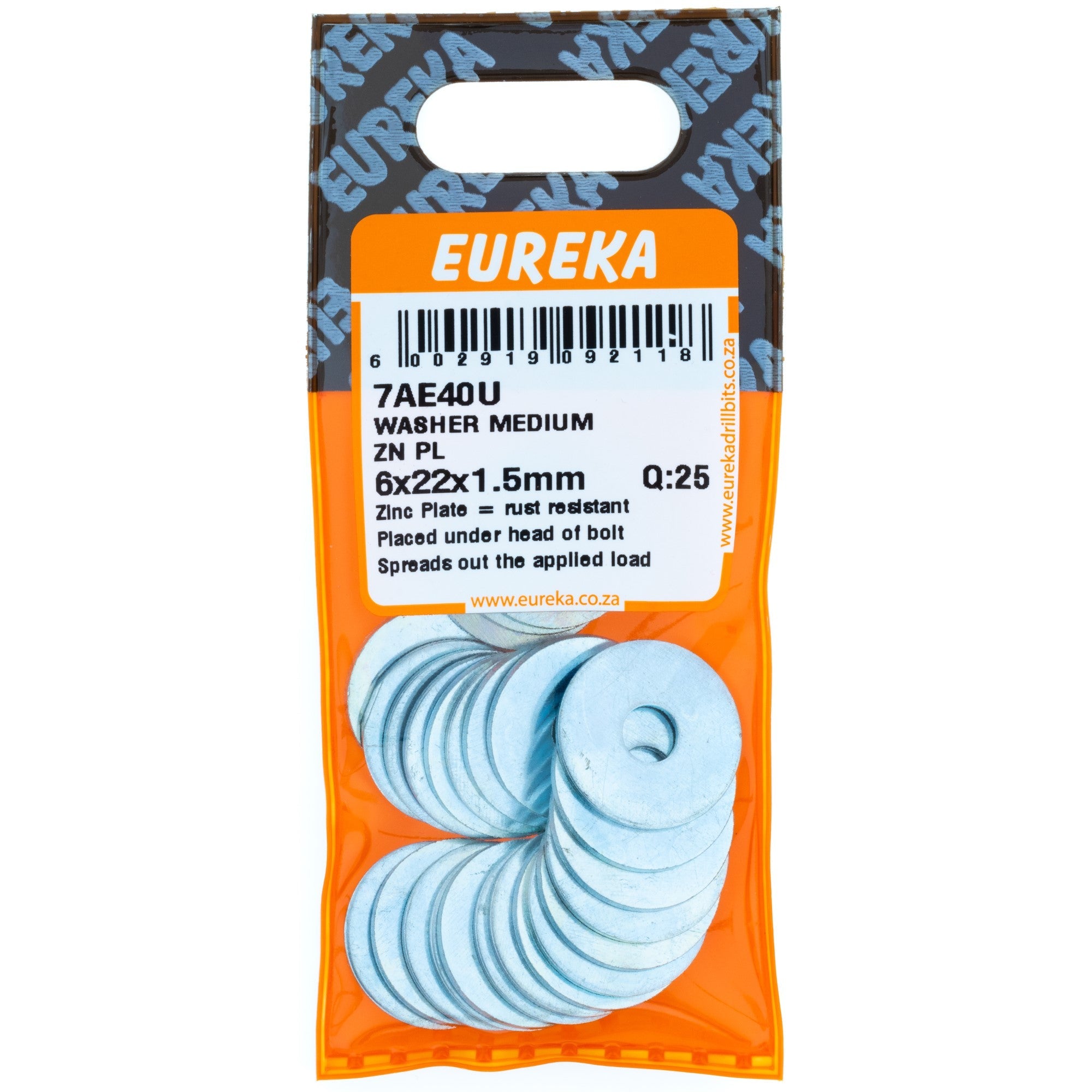 Eureka Washer Medium B0DY 6 x 22x1.5mm Q:25 Eurek