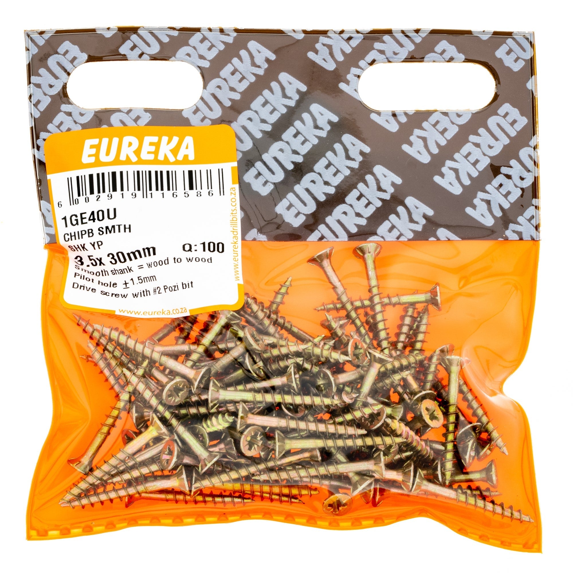 Eureka Chipbsmth SHK YP 3.5 x 30mm Q:100