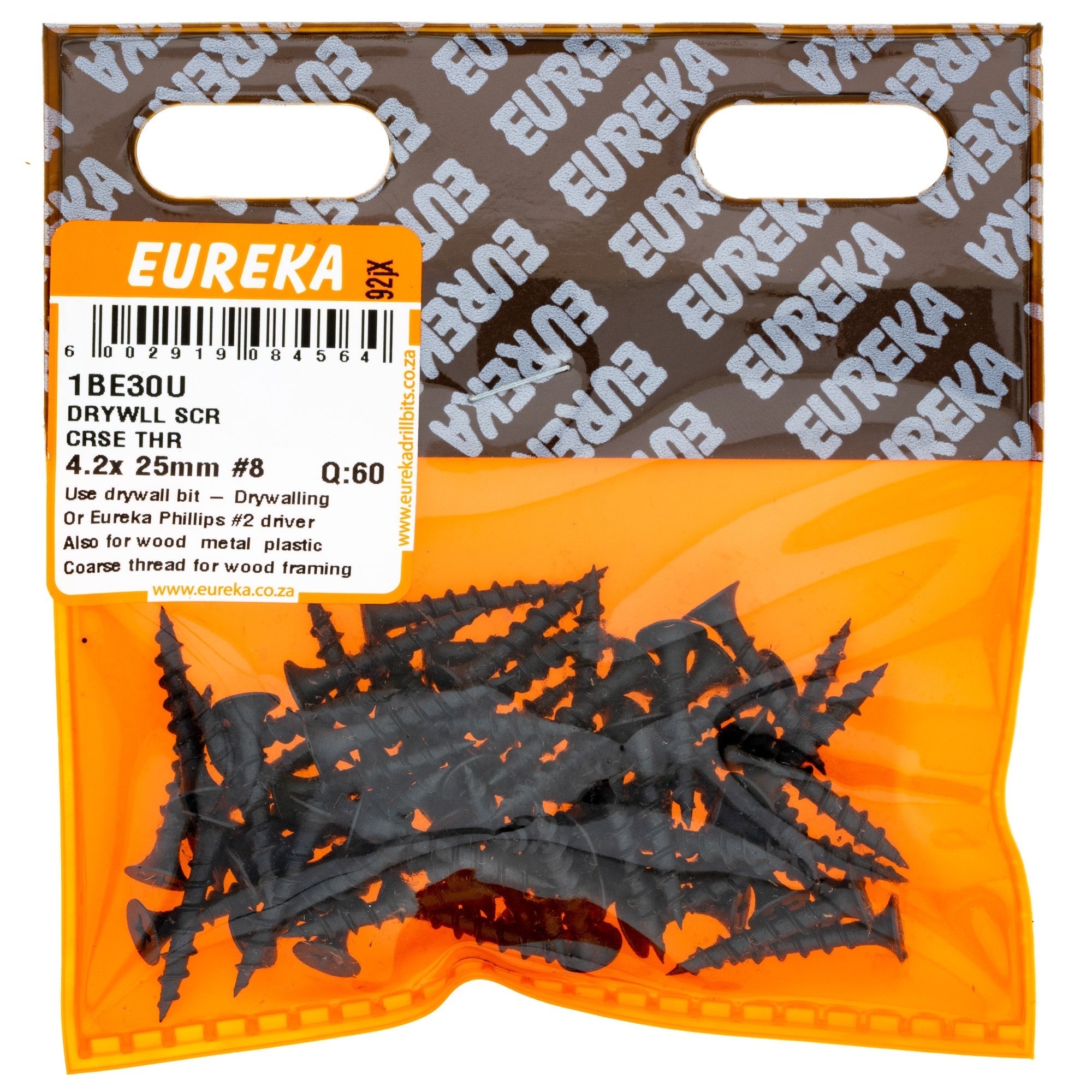 Eureka Drywll SCR CRSE THR 4.2 x 25mm 8 Q:60 EURE