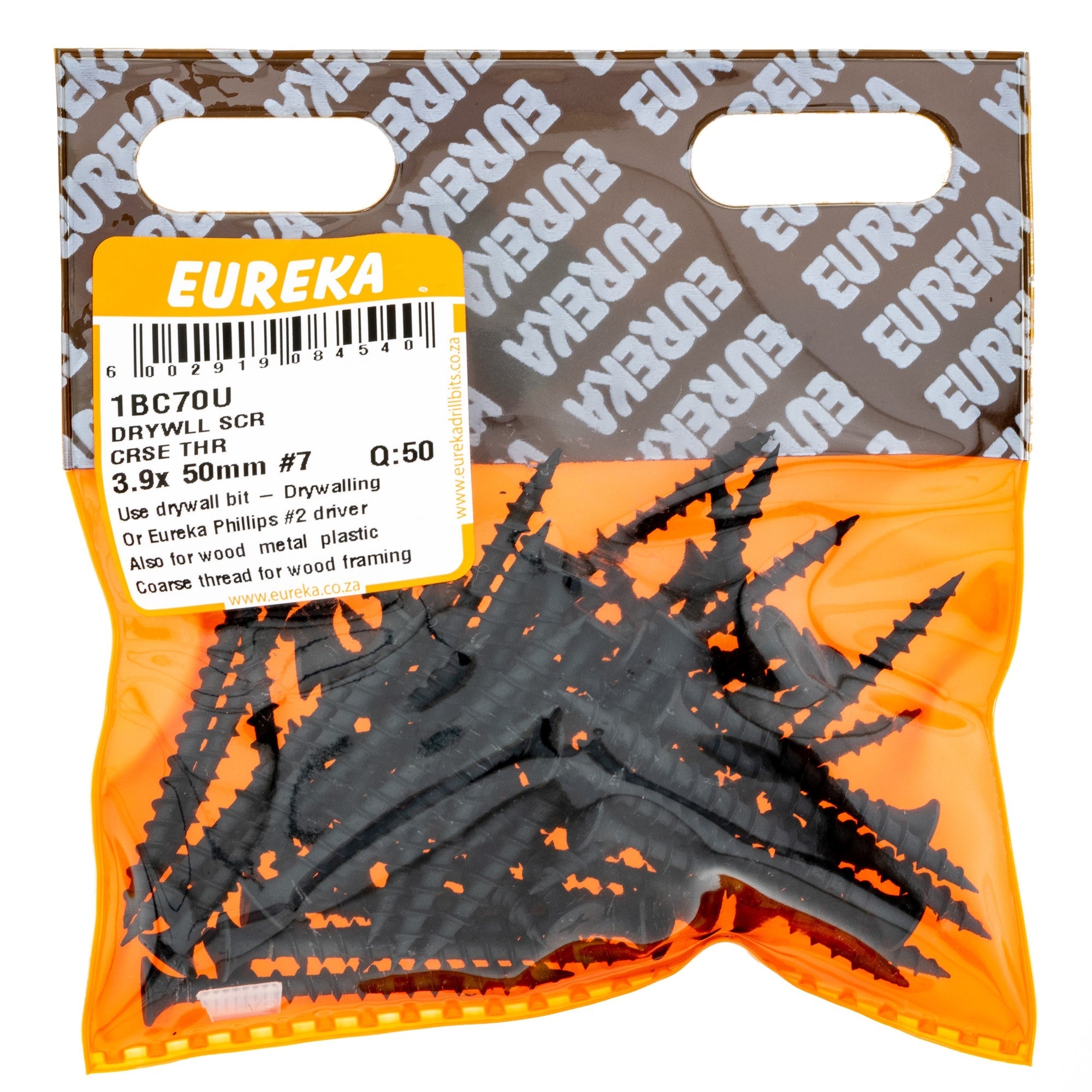 Eureka Drywll SCR CRSE THR 3.9 x 50mm 7 Q:50 EURE