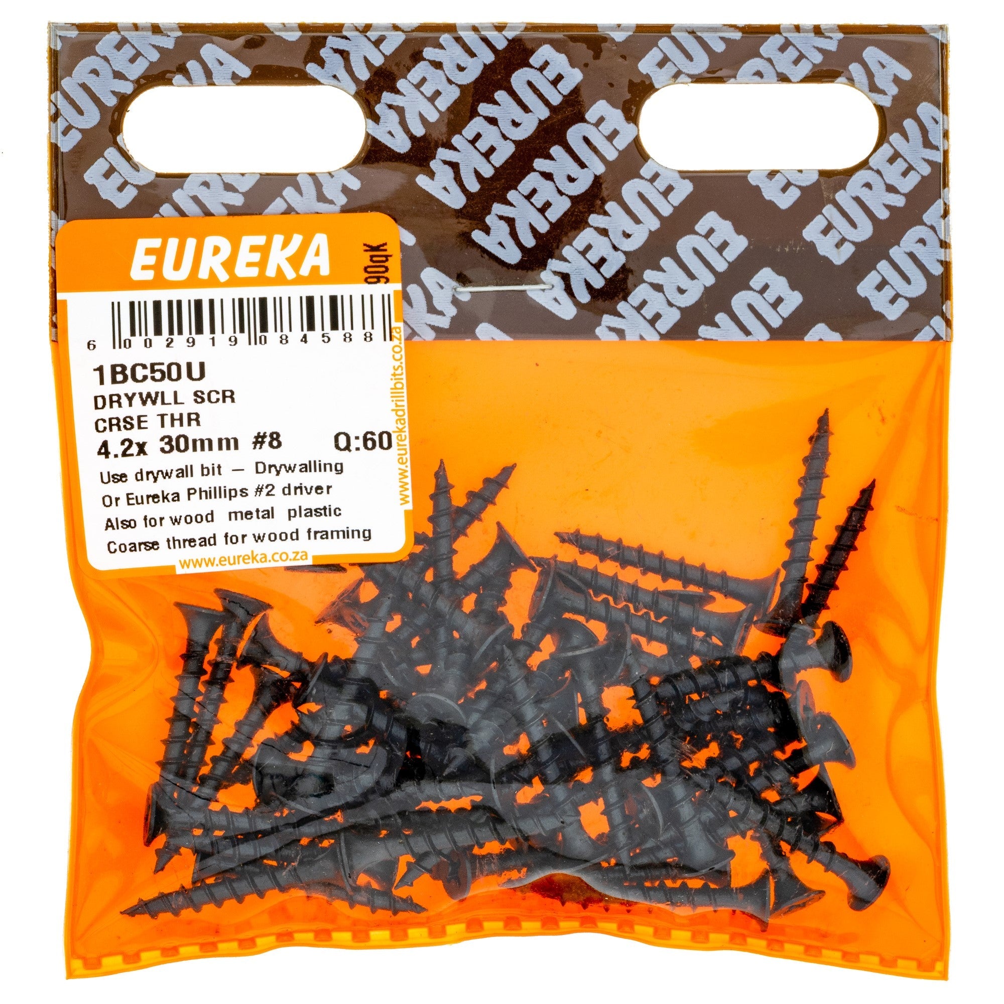 Eureka Drywll SCR CRSE THR 4.2 x 30mm 8 Q60 Eurek