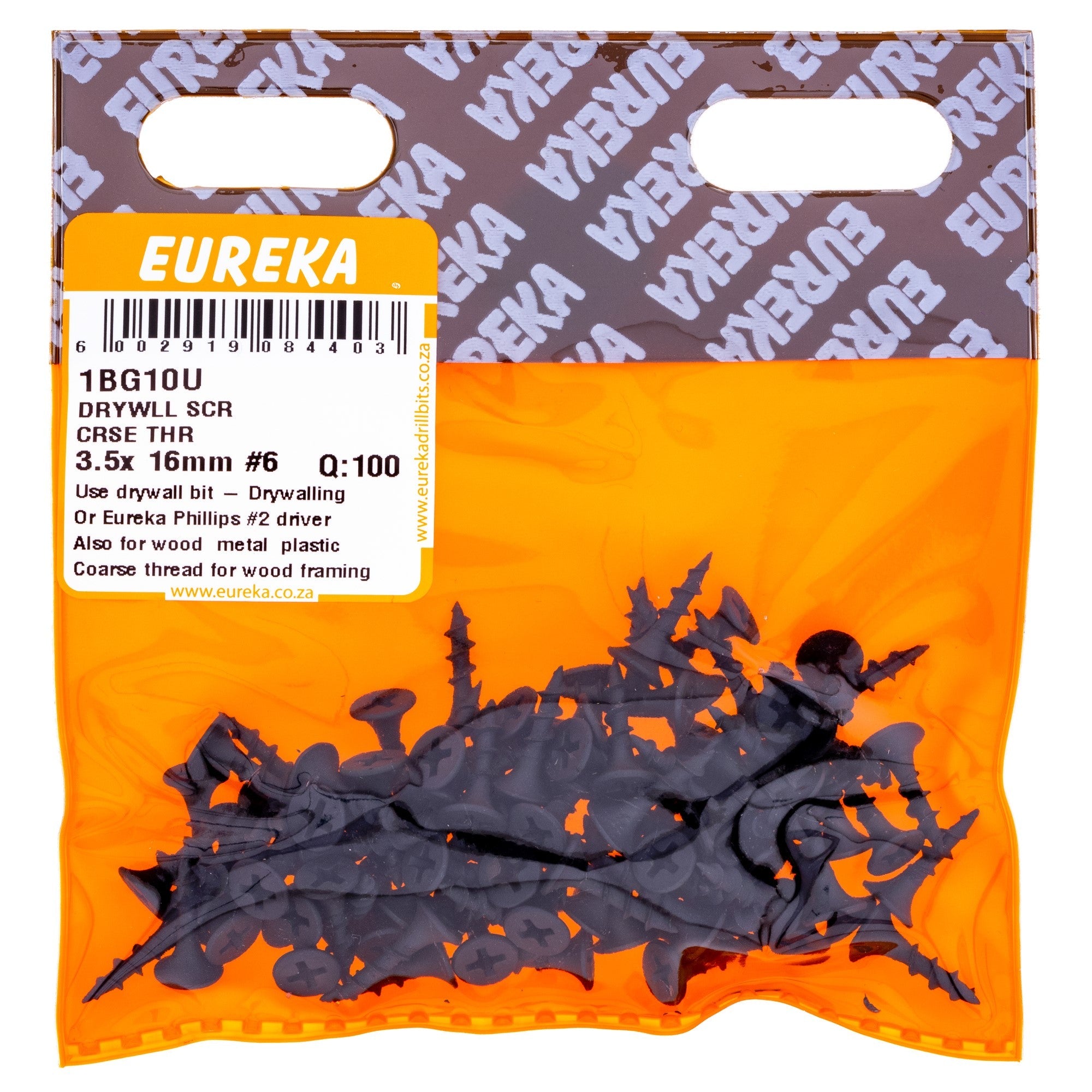 Eureka Drywll SCR CRSE THR 3.5 x 16mm 6 Q:100 EUR