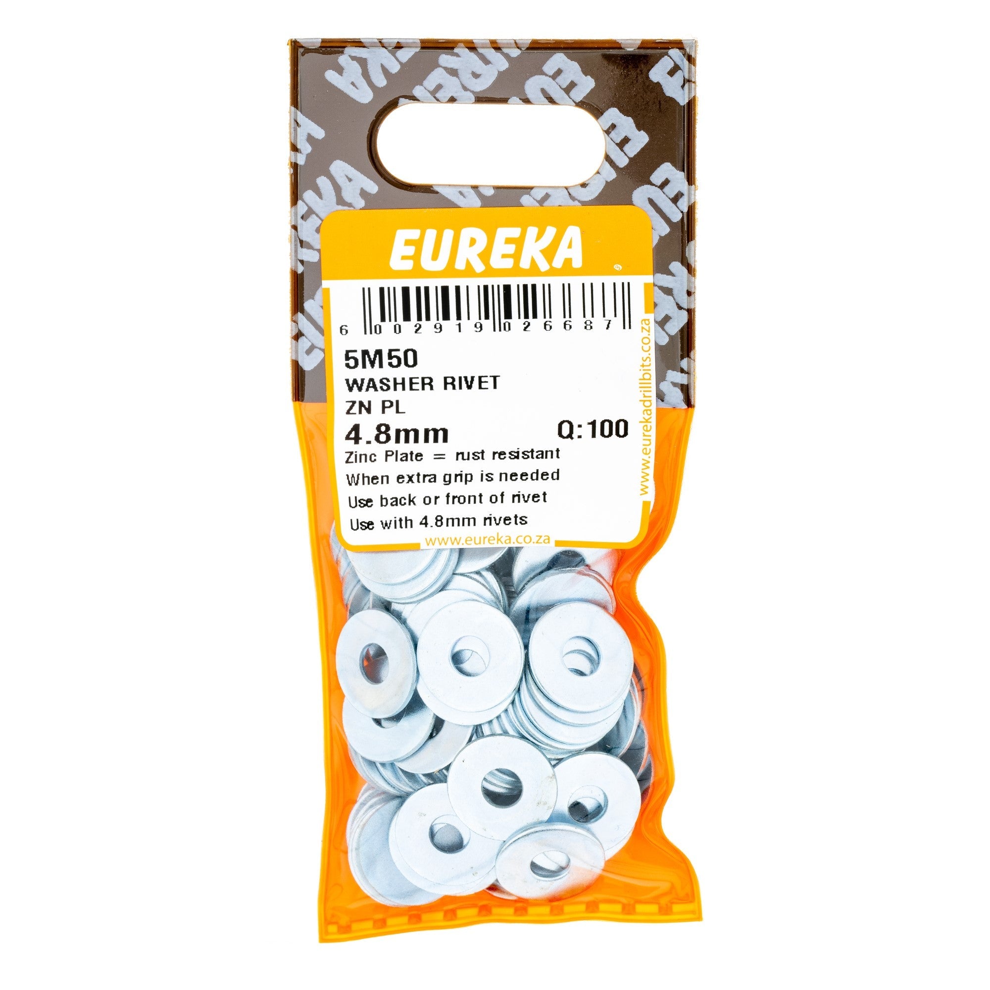 Eureka Rivet Washers 4.8mm Q:100