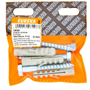 Eureka Coach Screw & Plug 10 x 75mm P12 Q:4 Eurek