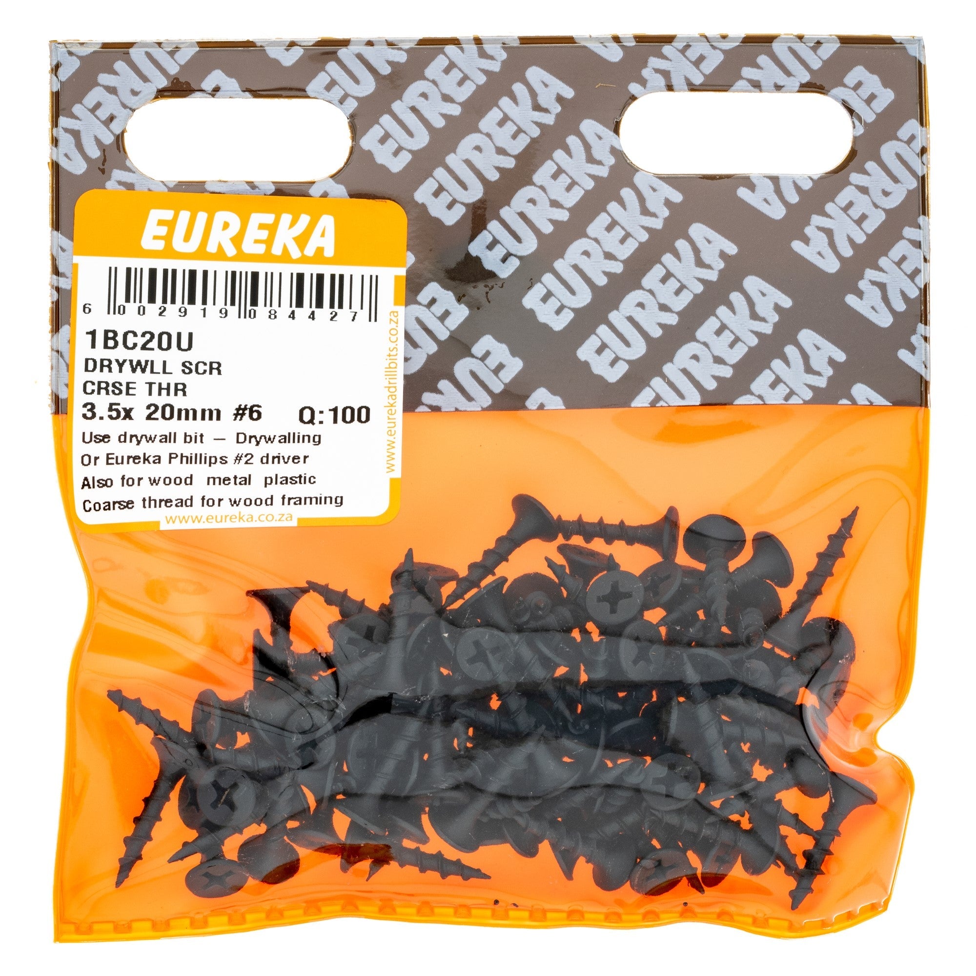 Eureka Drywll SCR CRSE THR 3.5 x 20mm 6 Q:100 EUR