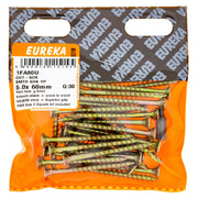 Eureka Cut Screw SMTH SHK YP 5 x 60mm Q:30