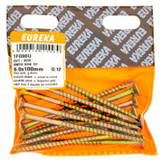 Eureka Cut Screw SMTH SHK YP 6 x 100mm Q:12 Eurek