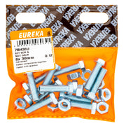 Eureka Hex Screw & nut Galv 8 x 30mm Q:102