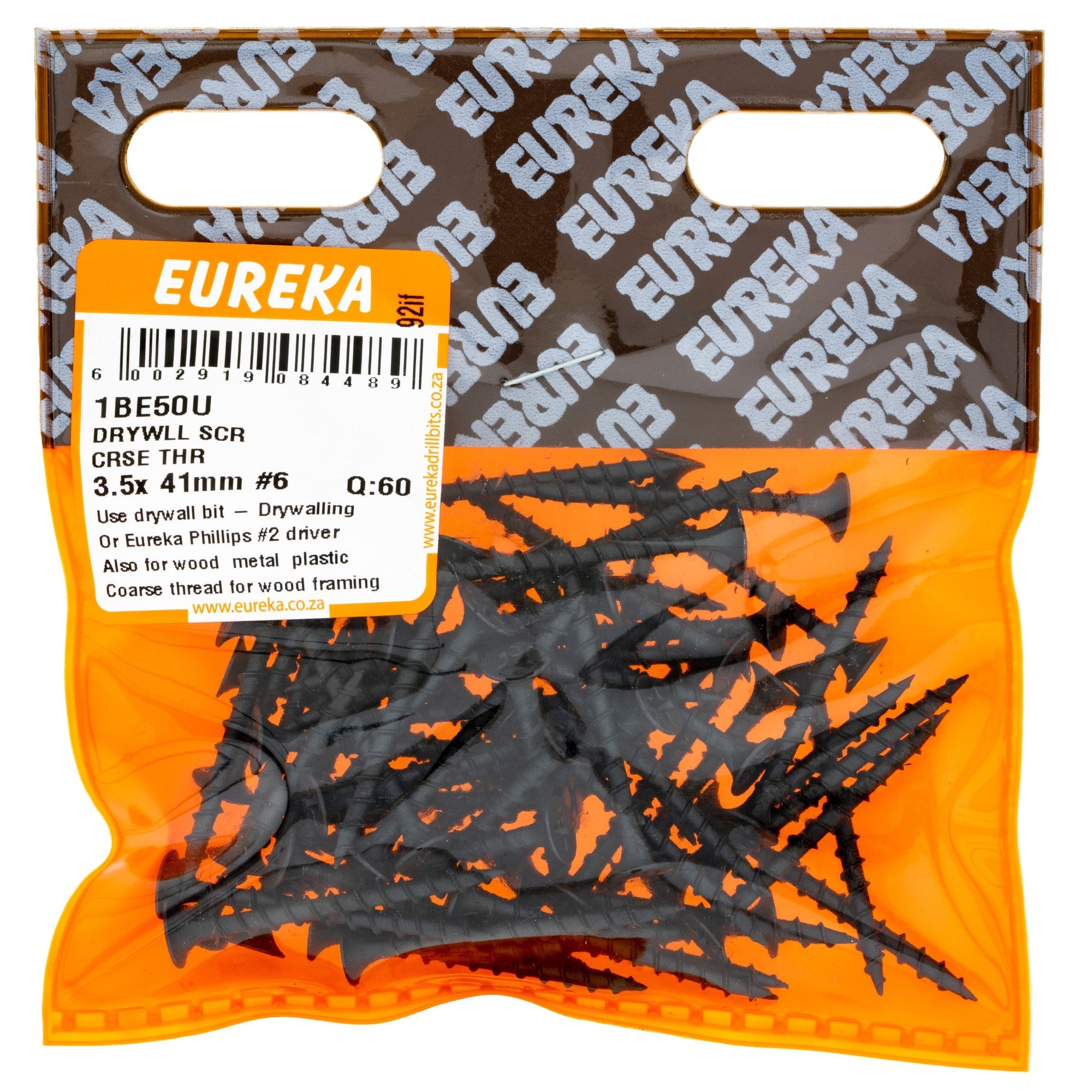 Eureka Drywll SCR CRSE THR 3.5 x 41mm 6 Q60 Eurek