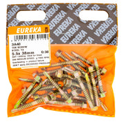 SCREW HEX T CRSE 5.5X38MM Q:30 EUREKA
