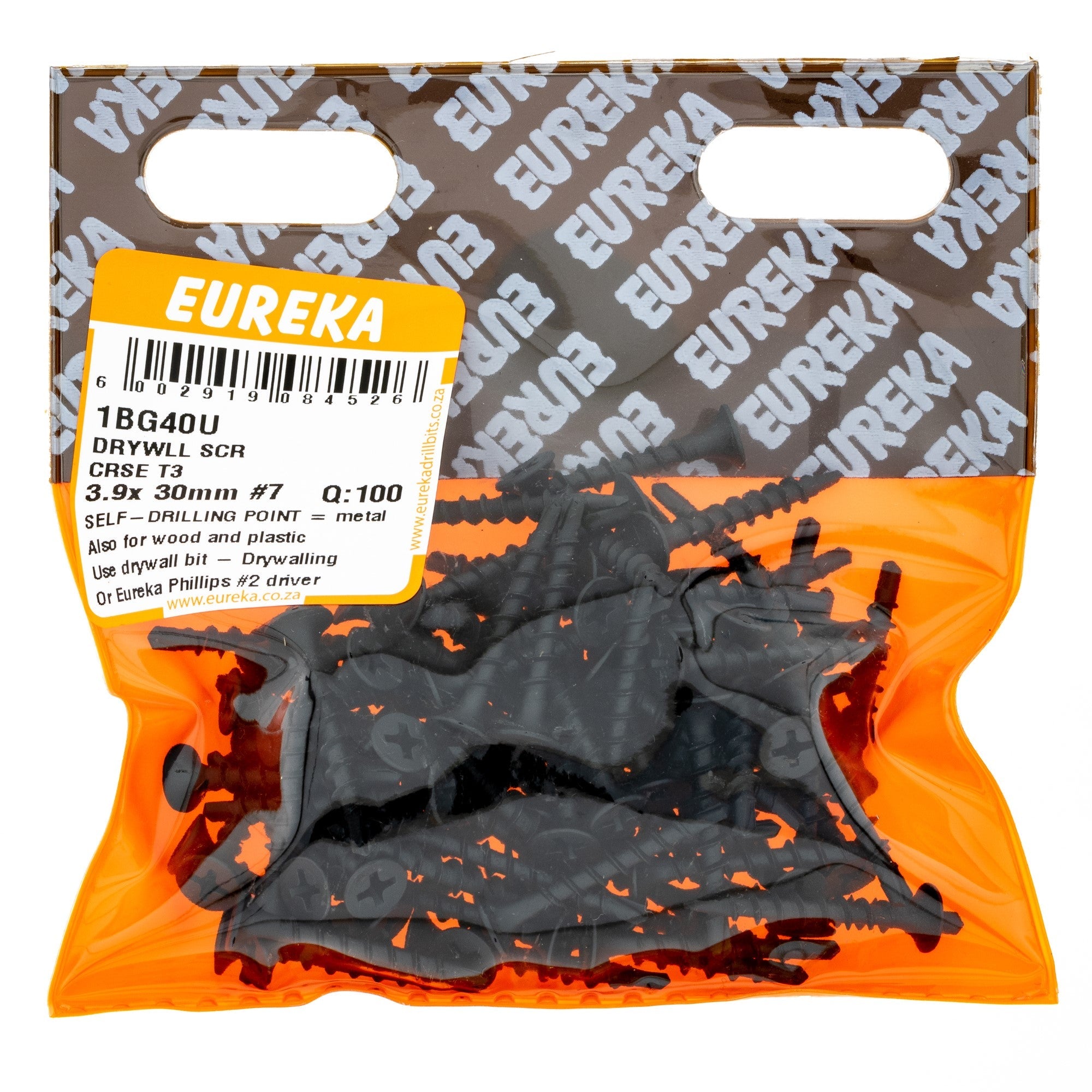 Eureka Drywll SCR CRSE T3 3.9 x 30mm 7 Q:100 EURE
