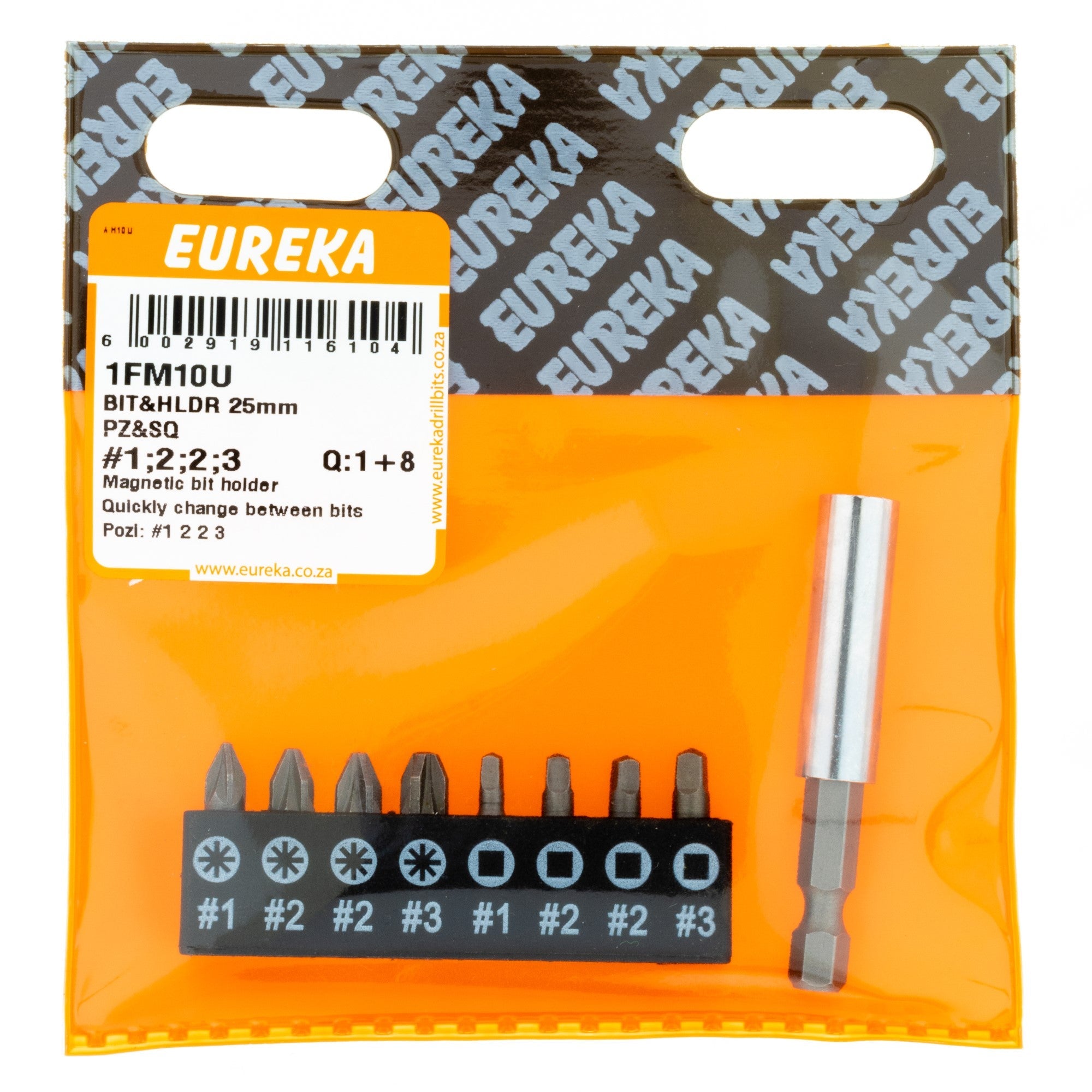 Eureka Bit Set 25mm & Magazine Holder